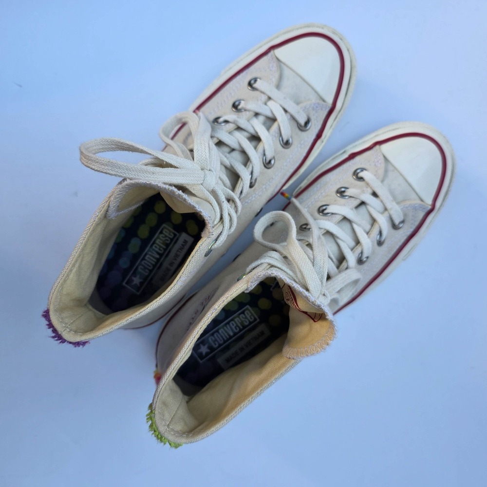 Converse Chuck 70 Pride Parade 2017 Rainbow Hi 158420C Mens 6.5 Womens 8.5 - Picture 10 of 15